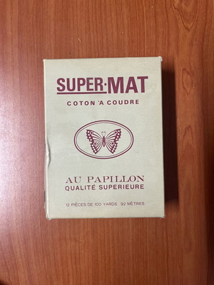 Κλωστές πακέτο Super MAT Νο1, σαν καινούργιο, διάφορα χρώματα