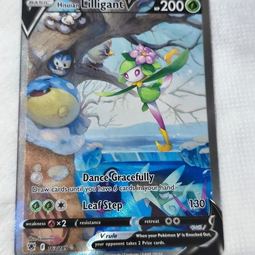 Hisuian Lilligant V Pokemon card