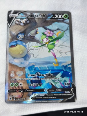 Hisuian Lilligant V Pokemon card