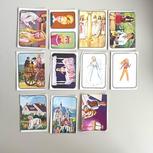 Panini Barbie 1983 sticker albums new, set of 26