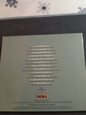 Panos Kiamos Olokainourgios CD like new, laiko