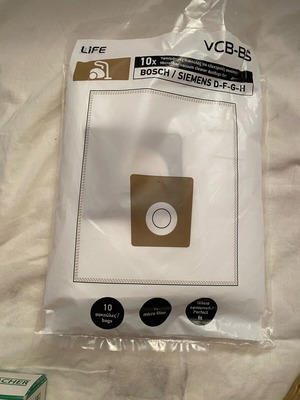 Hoover vacuum bags for Bosch Siemens D-F-G-H, pack of 9, brand new