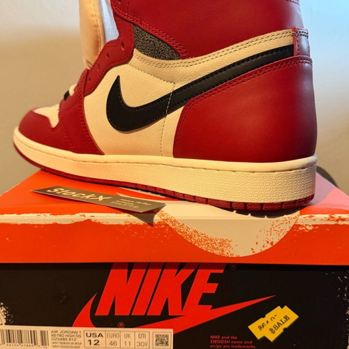 Nike Jordan 1 High OG Lost & Found αφόρετα νούμερο 46 μαύρο και κόκκινο