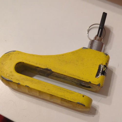 Motorcycle lock used