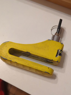 Motorcycle lock used