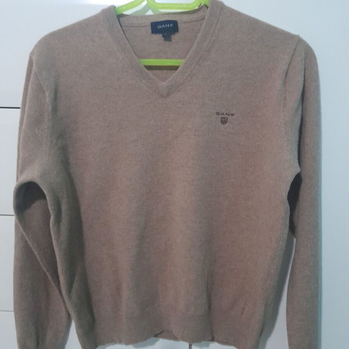 Gant men's wool sweater like new, beige, size L