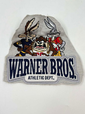 Vintage Warner Bros Athletic Dept. embroidered patch used