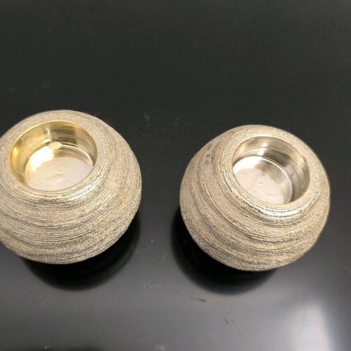 Decorative tealight holders like new, set of 2
