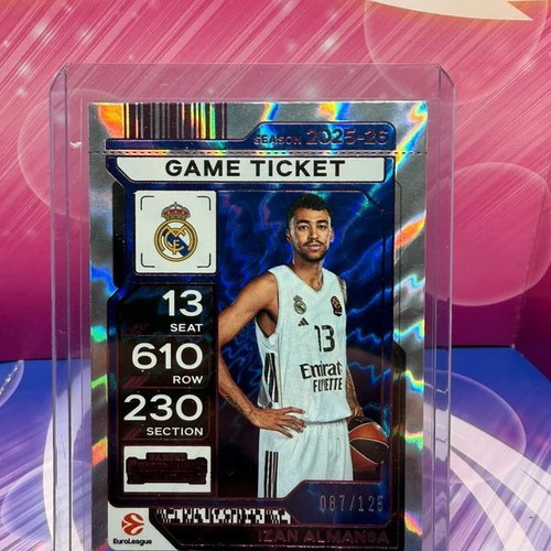Panini Contenders Euroleague 2025-26 Real Madrid Izan Almansa card new