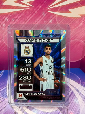 Panini Contenders Euroleague 2025-26 Real Madrid Izan Almansa card new