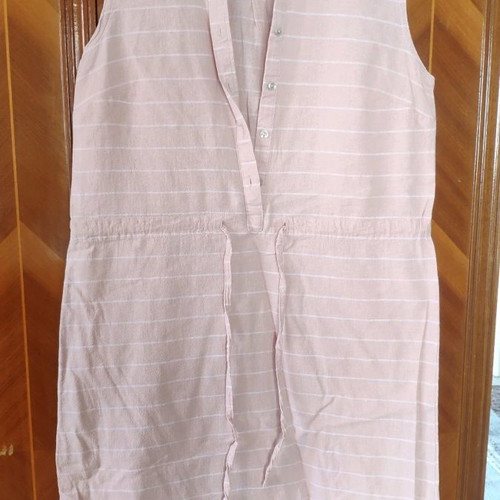 Linen striped dress used, Esmara, size 36 (S)