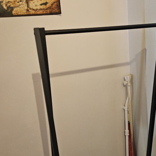 Coat rack with two shelves, 150x25 cm