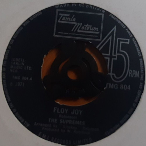 Supremes Floy Joy / This Is The Story 7" single μεταχειρισμένο, αυθεντική UK έκδοση