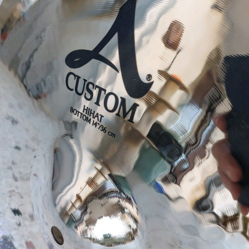 Zildjian A Custom Hi-Hat 14" καινούργιο με δώρο 20" Turkey Ride πιατίνι
