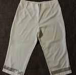 YBONH Collection white pants with silver detail, size 58, like new