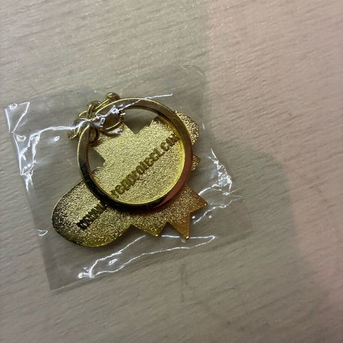 Crep Protect keychain accessory new, gold
