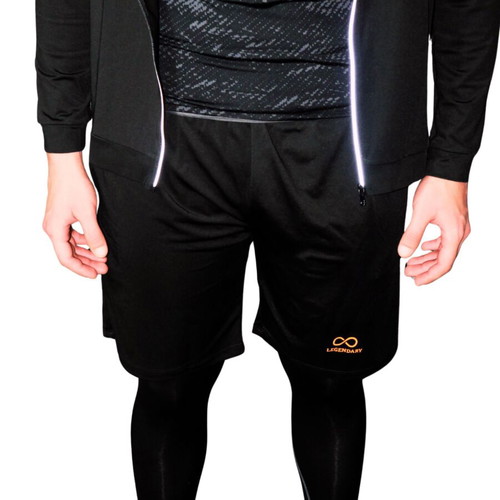 Legendary Set Run Beyond Limits 5-piece dry fit sportswear black gray new