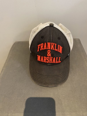 Franklin & Marshall hat used, black and red, one size