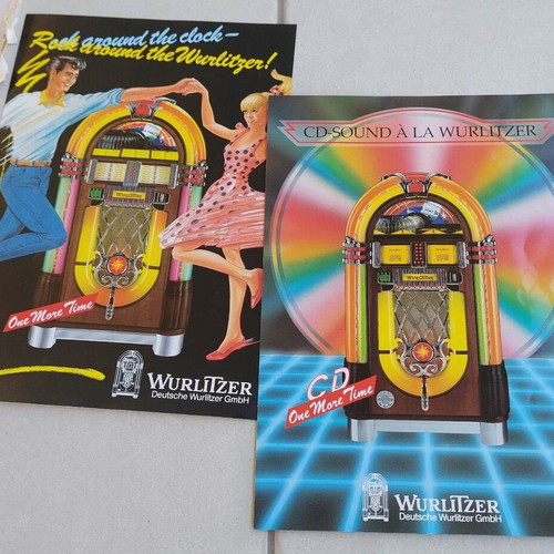 JukeBox Wurlitzer A4 Illustration Flyers new (1993)