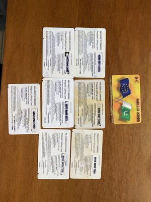 Phone cards set of 8 like new