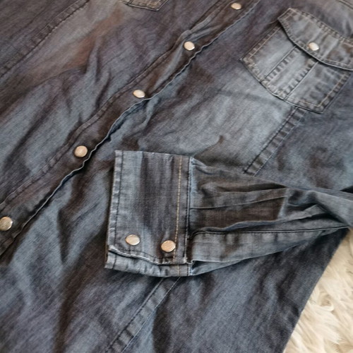 Edward Jeans shirt size L like new, blue