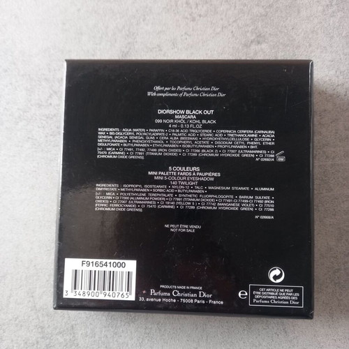Dior collectible miniature set used, tester and sample