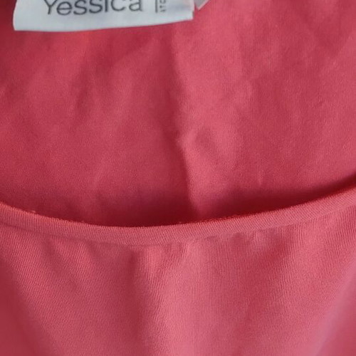 Yessica fuchsia pink blouse with puff sleeves like new, size M