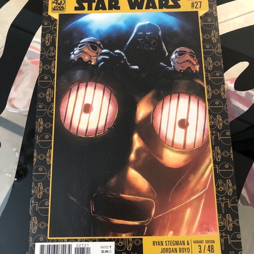 Star Wars 27 Darth Vader C-3PO A New Hope Variant Cover new Marvel Comics 2015