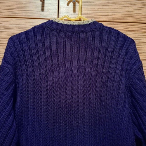 Freeport acrylic pullover Large like new blue