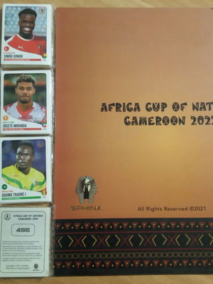 Sphinx Africa Cup of Nations 2022 Cameroon σετ αυτοκόλλητων και άλμπουμ καινούργιο