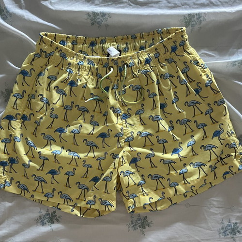 Paul Smith men's swim shorts like new, yellow, size M