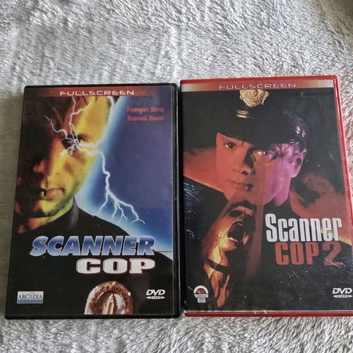 Scanner Cop 1 & 2 DVD used with Greek subtitles