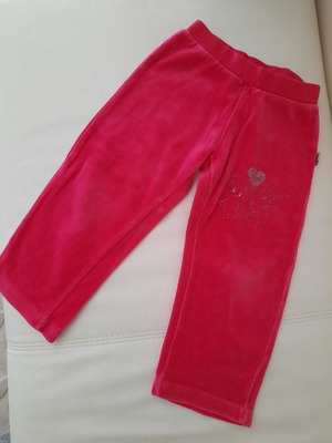 Alouette velour sweatpants used, size 24 months