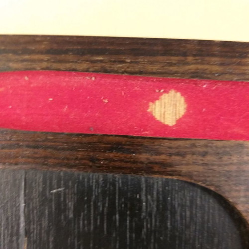 Cheese serving board used with knife, from the '60s