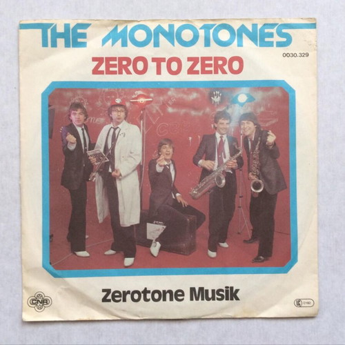 The Monotones Zero To Zero 45 RPM vinyl record used
