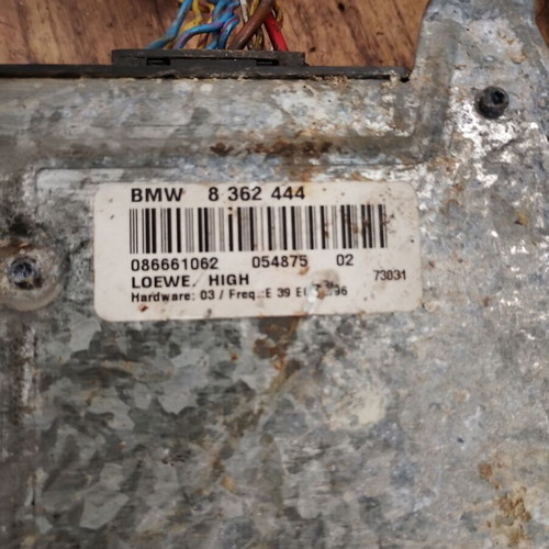 Audio amplifier 8362444 for BMW E39