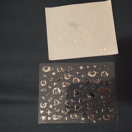 Nail stickers pack of 18 sheets, like new
