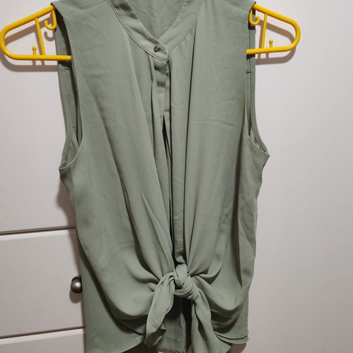 Mango green shirt small like new