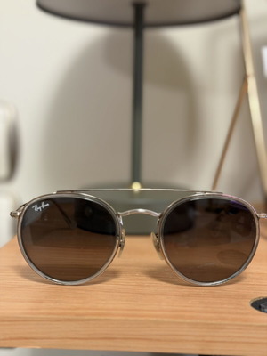 Ray Ban men's sunglasses used, gold color