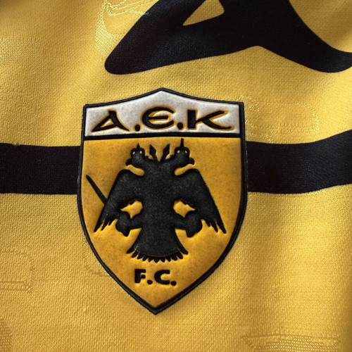 AEK Football Jersey 1993-1994 Authentic with Stadium Model