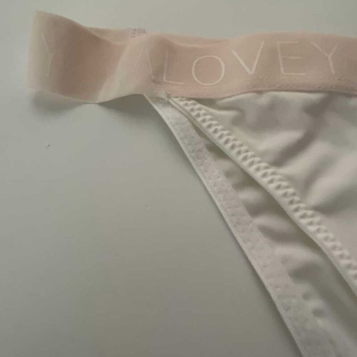 Luna Brazilian slip new, size Small, white