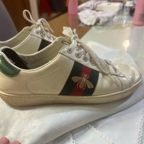 Gucci sneakers used white size 43
