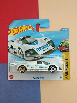Hot Wheels Mainline Mazda 787B white and blue new