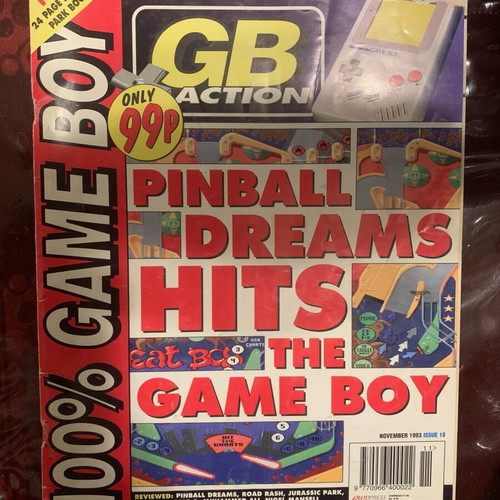 GB Action Magazine Issue 18 used, November 1993, Retro Game Boy