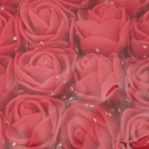 Craft foam rose set new, colorful EVA flowers with decorative branches