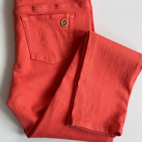 Michael Kors slim orange denim pants like new, size 29
