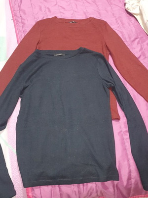 Calliope blouses set like new, blue and brown