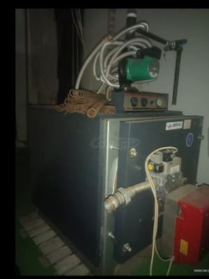 Libra Therm oil boiler used with Riello gas burner