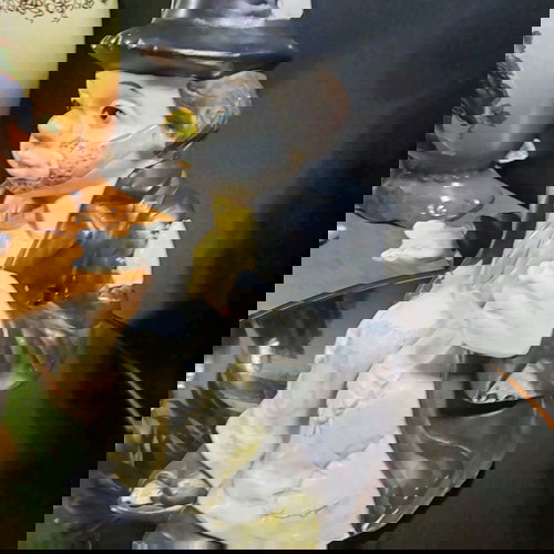 Фигурка на клоун хобо употребявана, винтидж