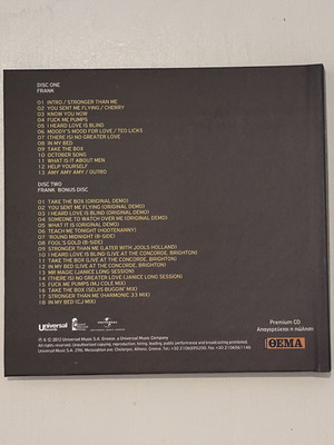 Amy Winehouse Frank & Back to Black διπλό CD